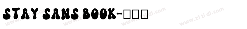 Stay Sans Book字体转换